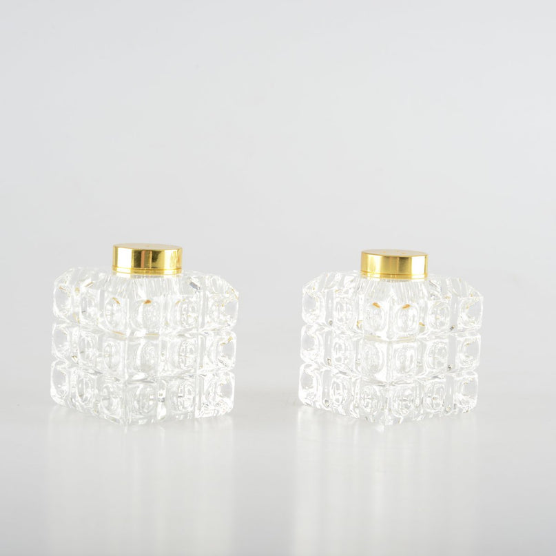 Zout en pepers goud 5x5x5cm