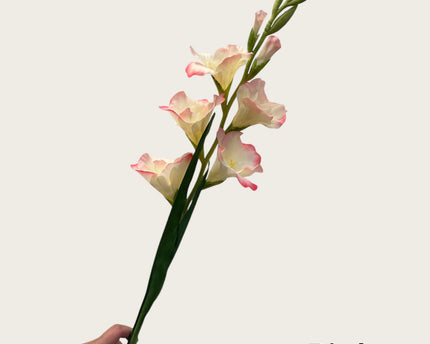 Geurende gladiolen | Zijden kunstbloem | Lengte 91cm  1pcs