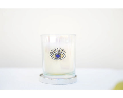 Zilveren kaars patchouli parfumoog