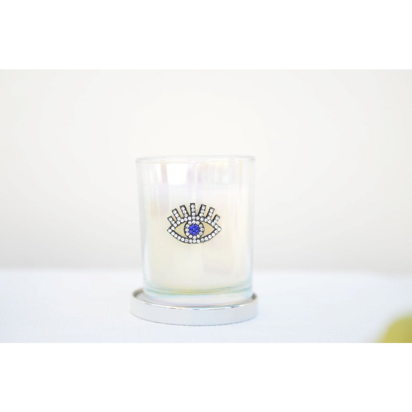 Zilveren kaars patchouli parfumoog