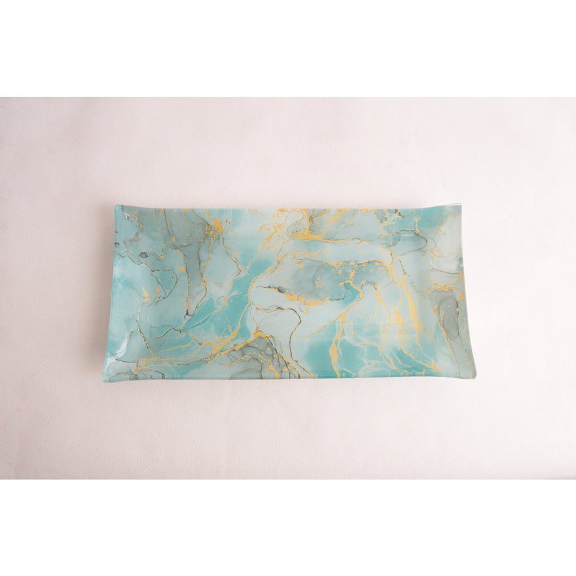 Rechthoekige bakken Ocean Gilded 29,5x15 cm - veel 2