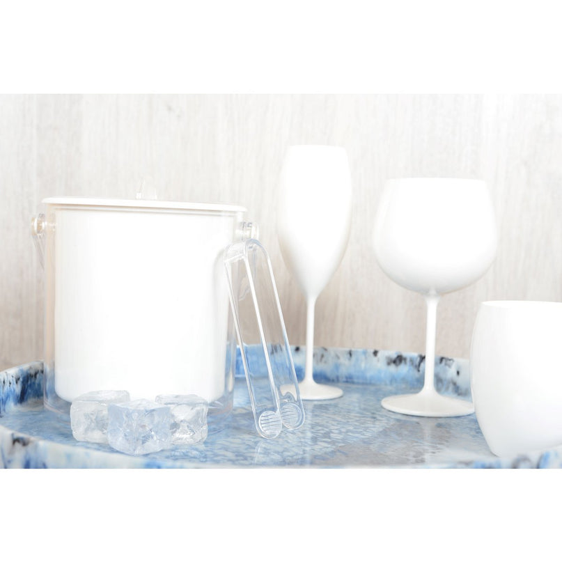 Window Acryl Ice Bucket met tang