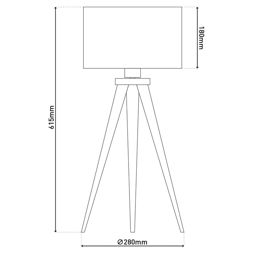 Kruklamp 3-poot "Statief"