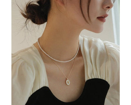 Tijdloze dweil tulpen hanger ketting