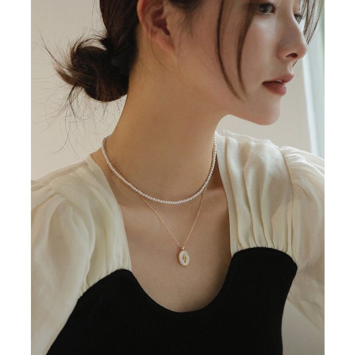 Tijdloze dweil tulpen hanger ketting