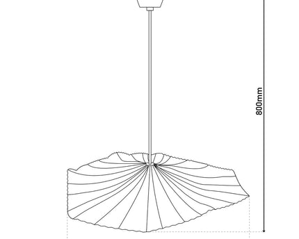 Papieren hanglamp "gek papier" Ø 56 cm gemaakt van gecoat papier in wit, E27 -versie, verlichting voor woonkamers of kantoor