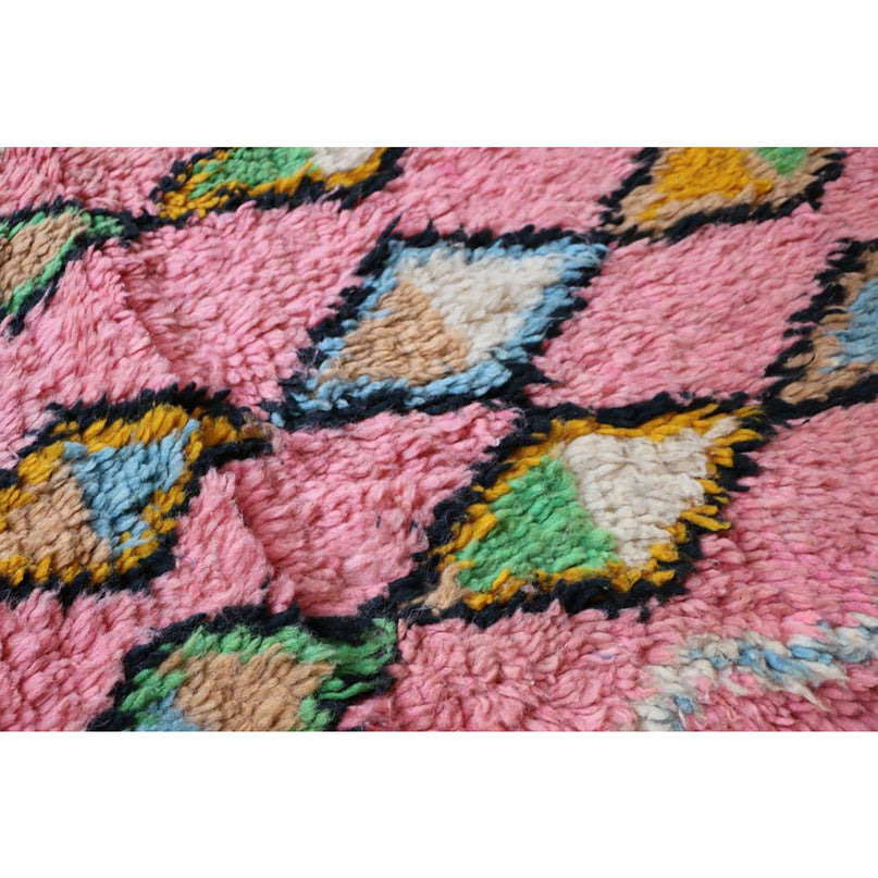 Zuiver wollen Marokkaans Berber halkleed 70 x 340 cm