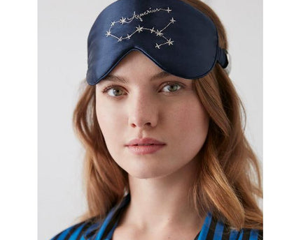 Sterrenbeelden 100% zijden slaapmasker-oversize