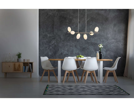 LED Pendelleuchte "Eleganza" 6flg. l: 80cm