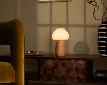 Beer lichtbruin stijlvol oplaadbare lamp-draadloos, dimbaar, milieuvriendelijk ontwerp