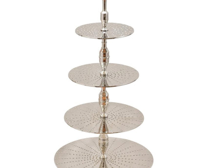 Zilver 4 -verhalende dienaar h.73cm