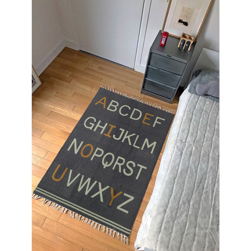 Tapis enfant en katoen ALFABET