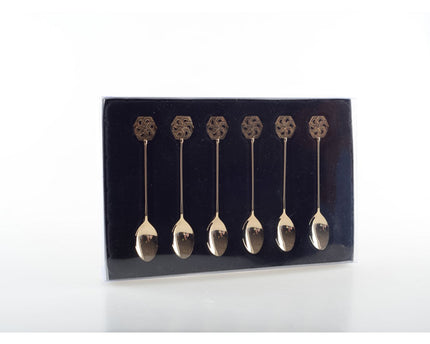 Arabische gouden theelepels - set van 6