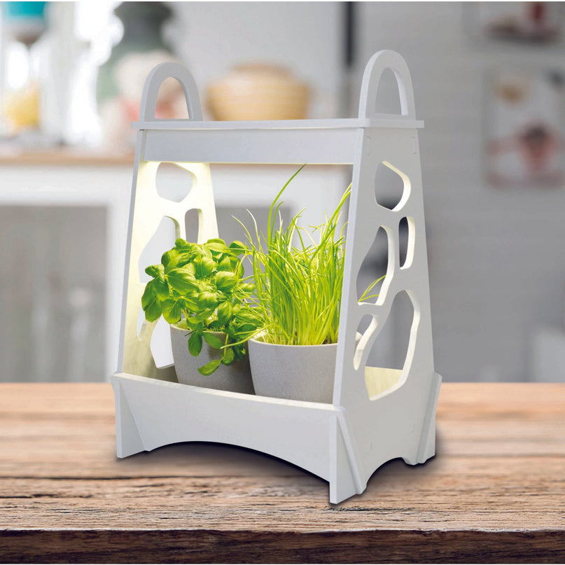 LED mini tuin h: 50cm wit "Garden"