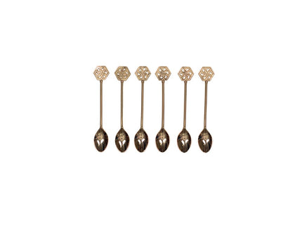 Arabische gouden theelepels - set van 6