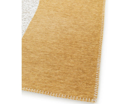 Hedendaags Gobelin Weven 100% gerecycled tapijt in Dedale
