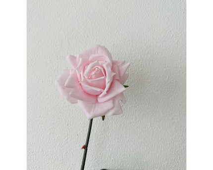 QMF Hand Touch Rose 72cm pink 2PCS