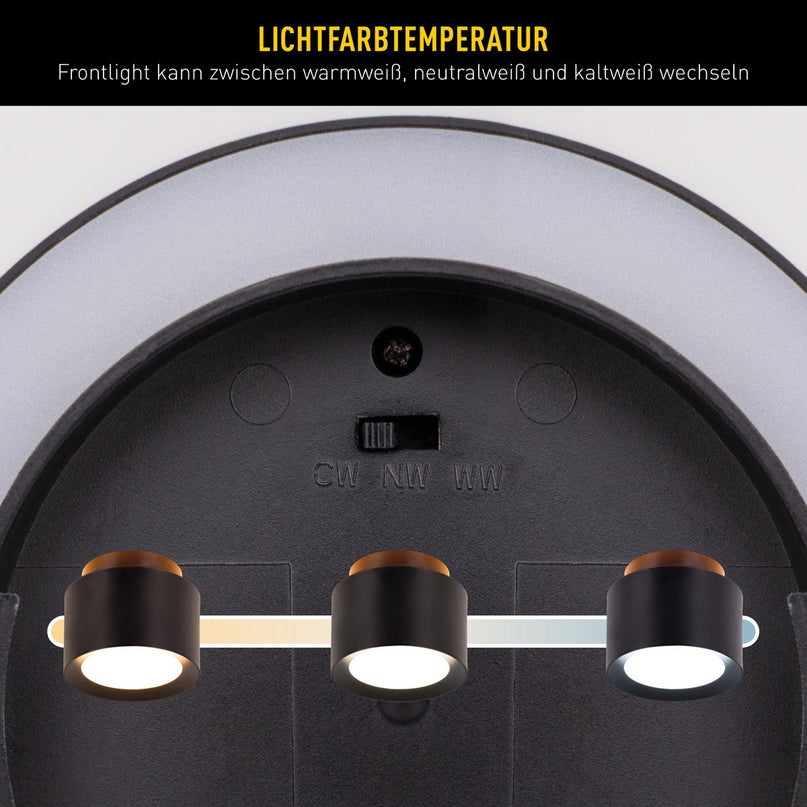 LED Spot D: 11,5 cm Schwarz "Trimes"
