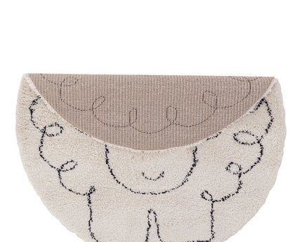 Tapis voor kinderen rond PETIT MOUTON
