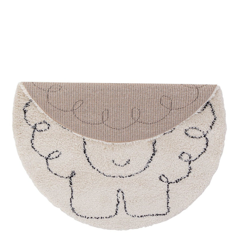 Tapis voor kinderen rond PETIT MOUTON