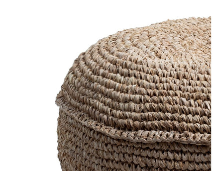 Poef | Zitzak TELU van Raffia (2 maten)