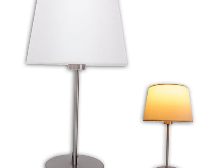 Tafellamp "Bologna" H: 45 cm beige