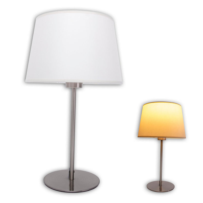 Tafellamp "Bologna" H: 45 cm beige