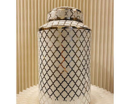 Keramische pot White Gold (Big Size: H*35 W*15)