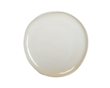 Witte platte plaat