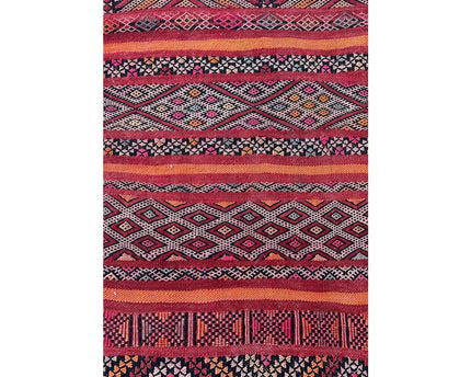 Zuiver wollen Marokkaans Kelim Berber tapijt 150 x 285 cm