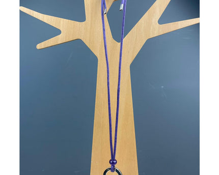 Lange ketting Eve katoenen ring (bril/badge houder)