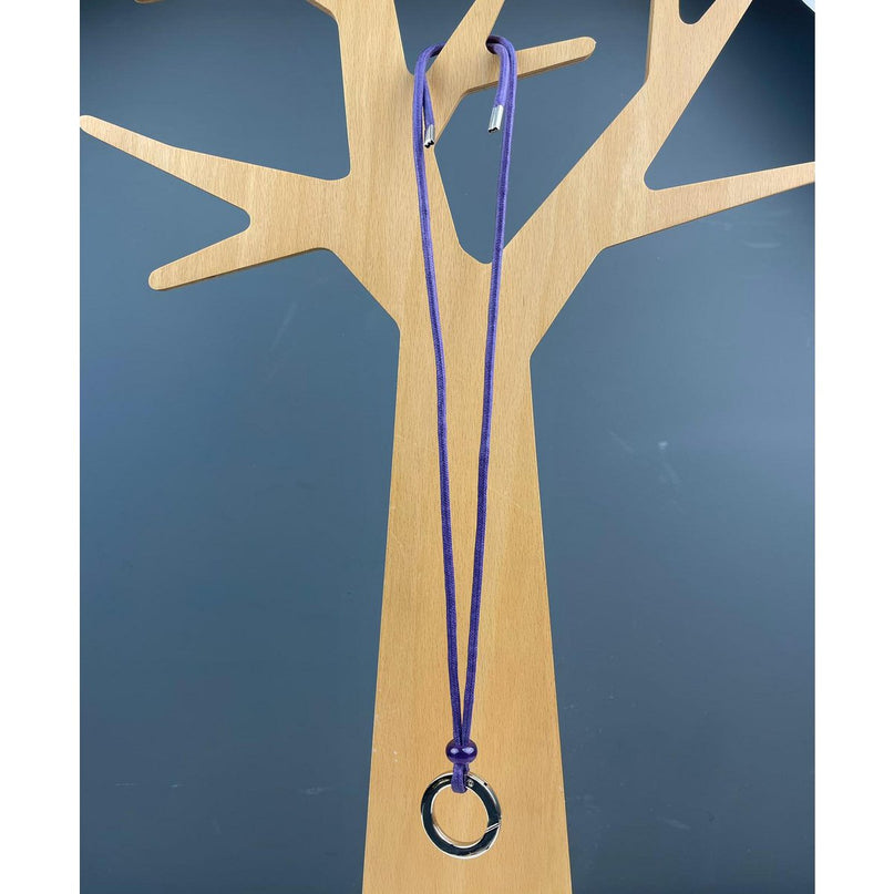 Lange ketting Eve katoenen ring (bril/badge houder)