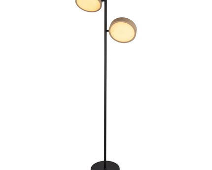 LED -vloerlamp "Tessa" amandel