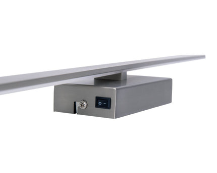 LED -wandlamp "Trevor" Nikkel mat