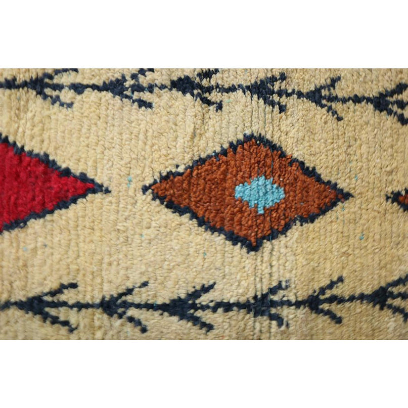 Zuiver wollen Marokkaans Berber halkleed 73 x 343 cm