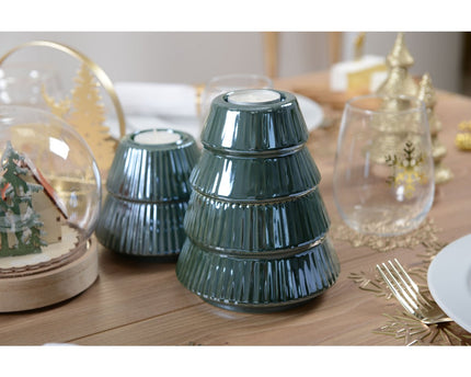 Bonbonnière en Fir Fir Green Hoogte 15 cm Firwritten