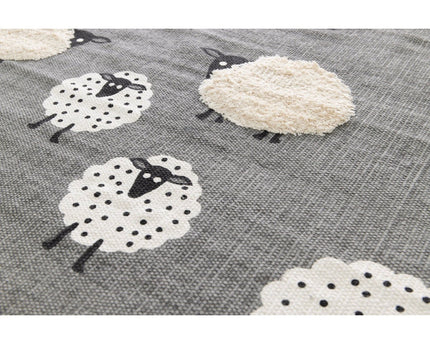 Katoenen kindervloerkleed KLEINE SCHAPEN
