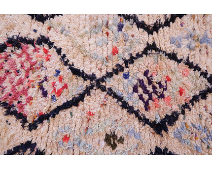 Zuiver wollen Marokkaans Berber-tapijt 85 x 172 cm