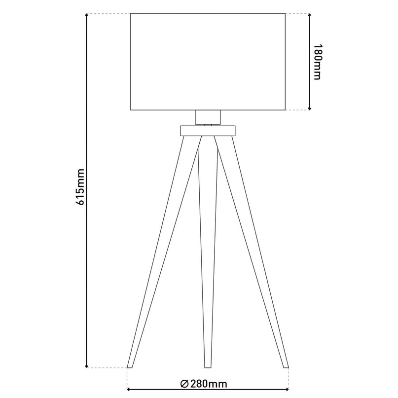Kruklamp 3-poot "Statief"