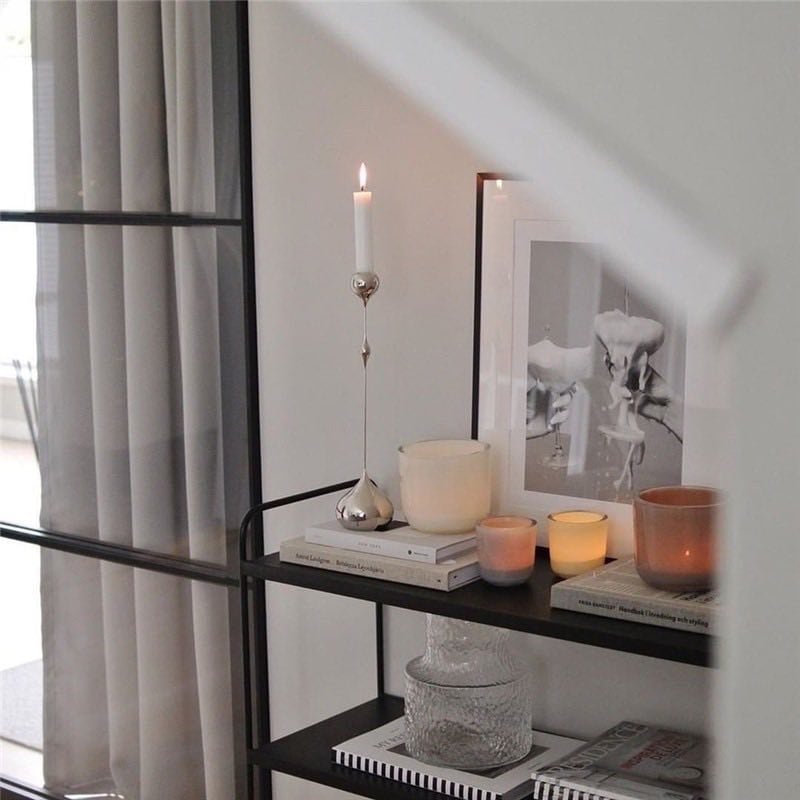 Tender Kandelaar M Afmeting: H 34cm x D 3,15x B 7cm