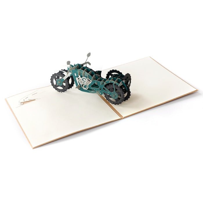 3D -kaart voor hem voor papa - Jeep en Motorbike Design
