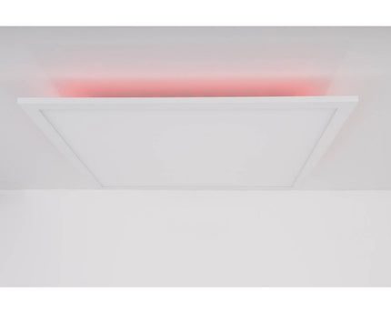 Smart Home LED -achtergrondverlichting Paneel zijlengte 45 cm, veel functies, transportlamp gemaakt van metaal en plastic, geïntegreerde LED's