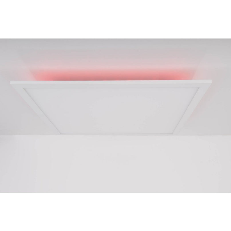 Smart Home LED -achtergrondverlichting Paneel zijlengte 45 cm, veel functies, transportlamp gemaakt van metaal en plastic, geïntegreerde LED's