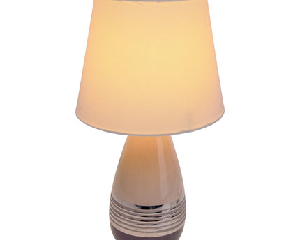Keramische tafellamp "Carrara" h: 38cm