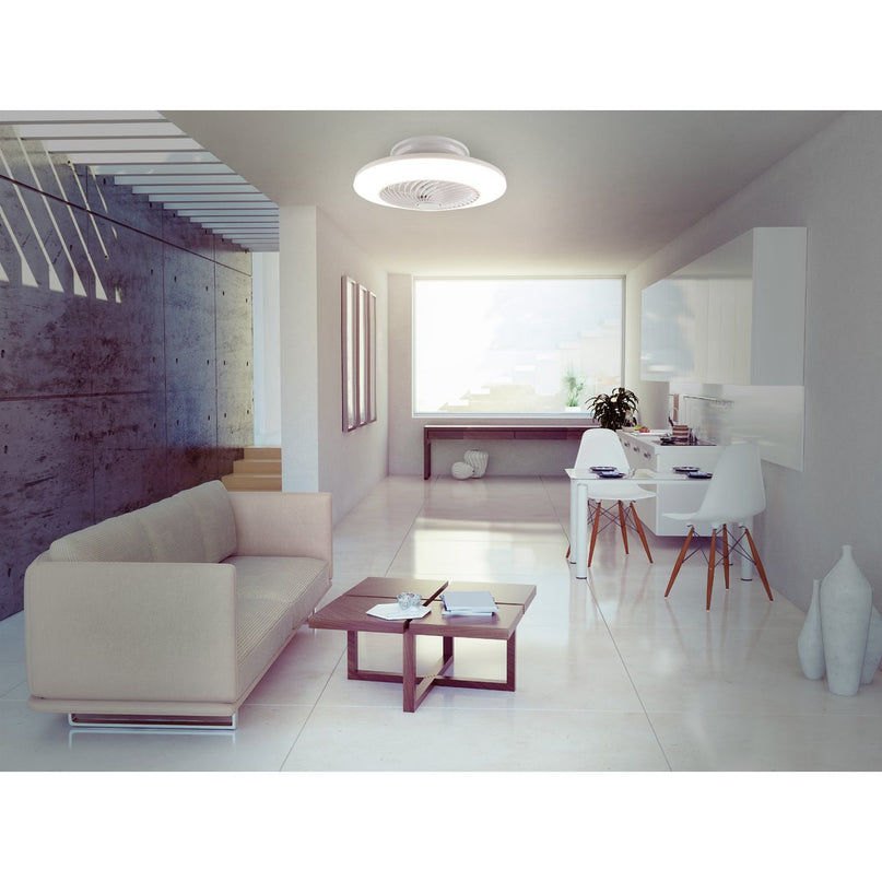 LED plafondlamp met ventilator "Adoranto" d: 55cm