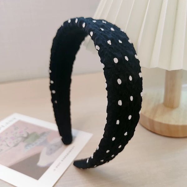 Elegante Polka Dot-hoofdband
