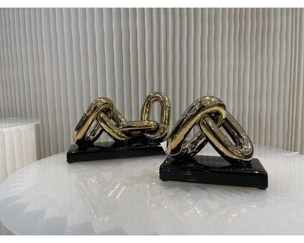 Moderne Luxe Gouden Ketting Art 4 Schakel (ZH-017-grootBIG)