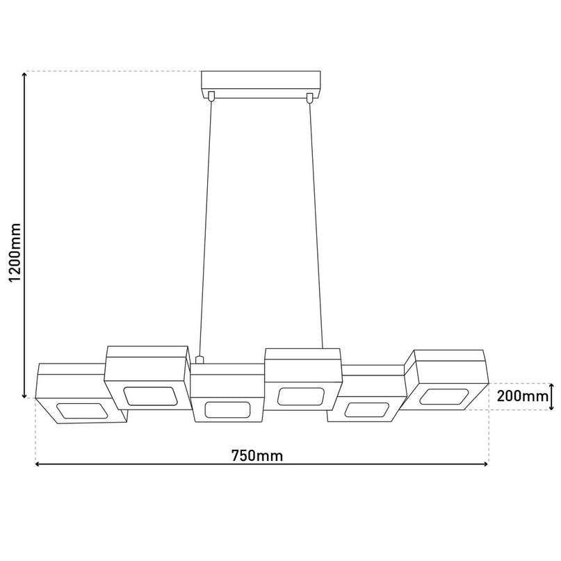 LED hanglamp "Moggi"
