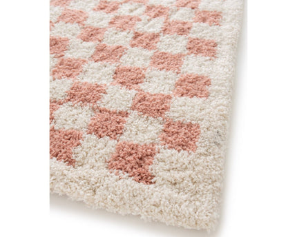 Tapis à poil haut doux en comfortabele CHECKERS