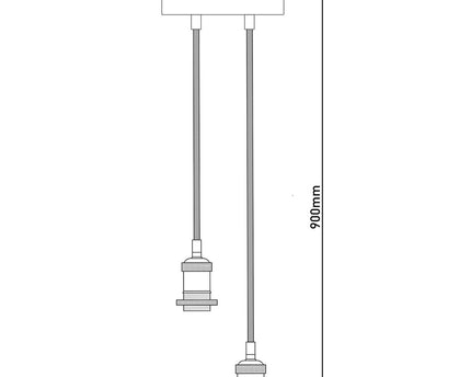 Metalen metalen Baldachin met 2 personen "Ontario" Decoratieve hanglamp gemaakt van metaal in alt-messing en jute, E27-versies, verlichting voor woonkamers of kantoor.